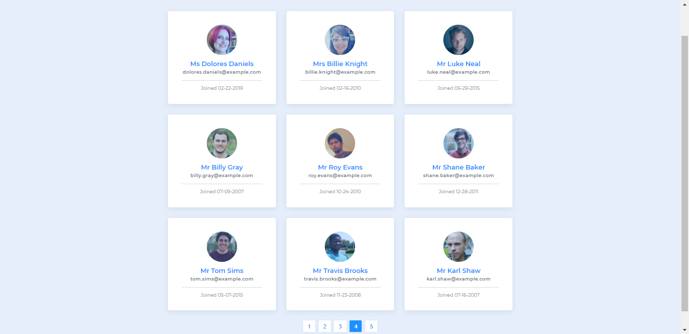 Data Pagination
