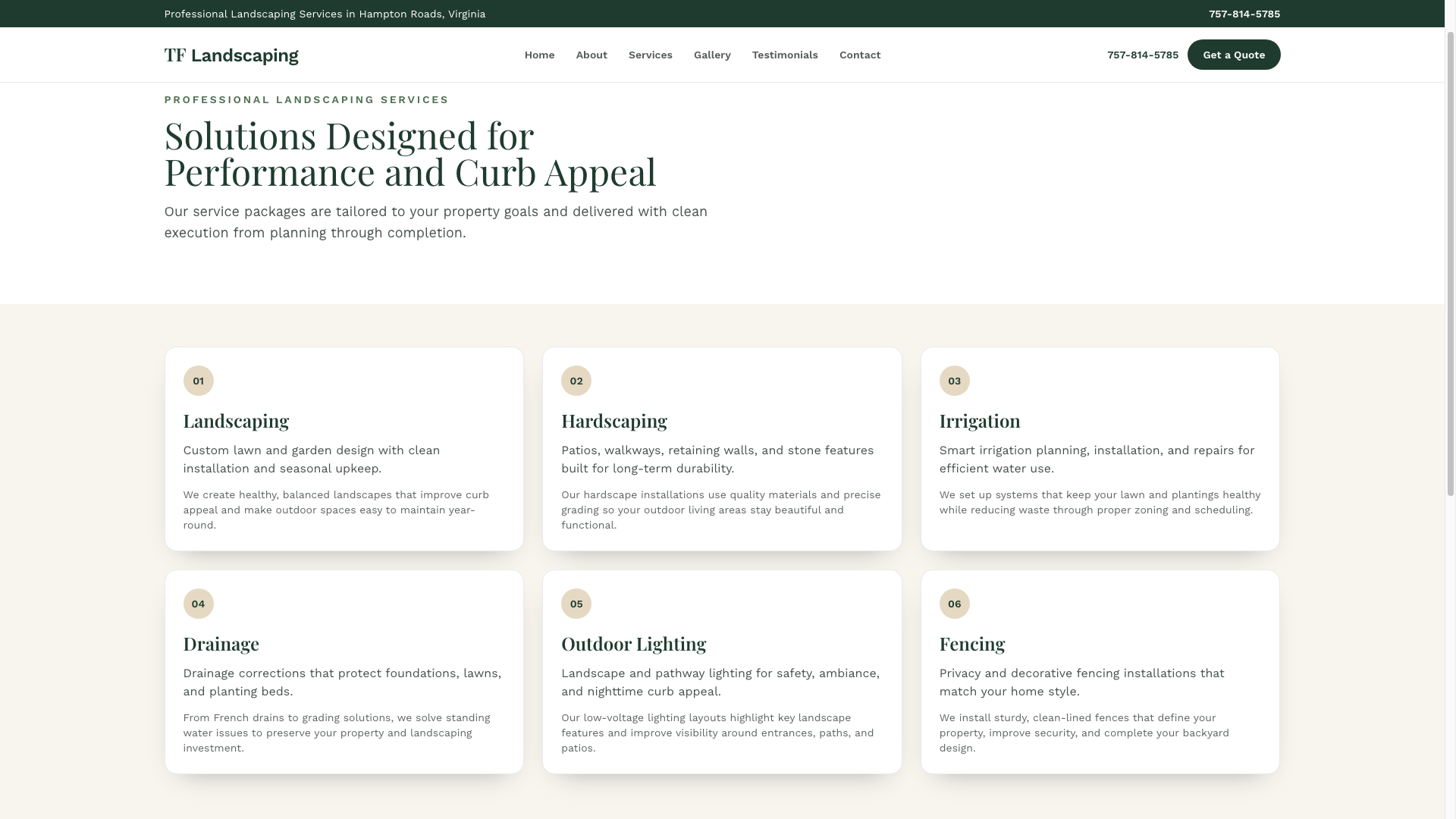 Landscaping Company Concept